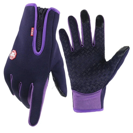 Gants de randonnée légères imperméables violet