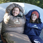 Sac de couchage grand froid et imperméable en coton pour camping - Vignette | Marmote