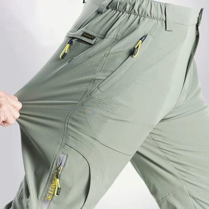 Pantalon de randonnée pour homme avec ceinture élastique