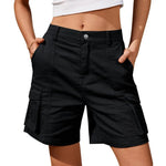 Short cargo taille haute pour femme - Vignette | Marmote