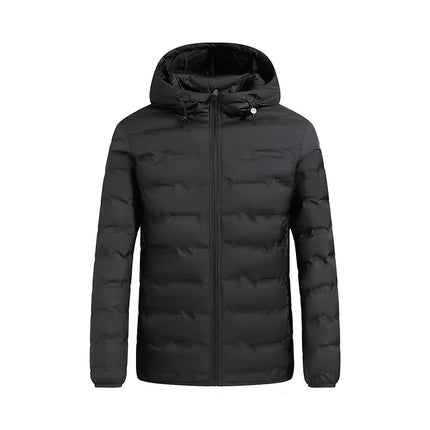 Doudoune en duvet de canard blanc pour homme noir