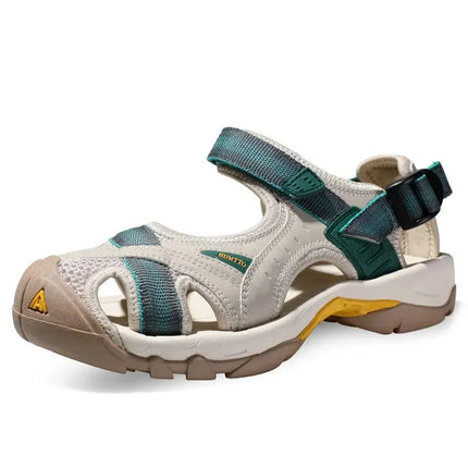 Sandales randonnée camping pour femmes vert