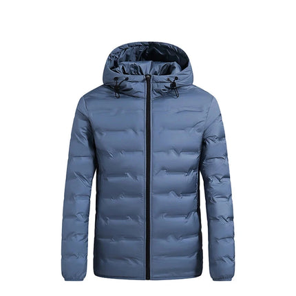 Doudoune en duvet de canard blanc pour homme bleu