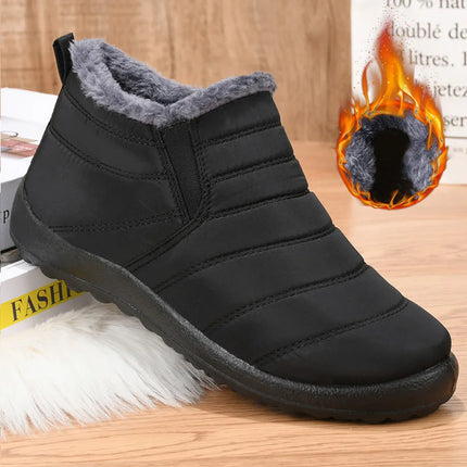 Bottes d'hiver imperméables avec doublure polaire