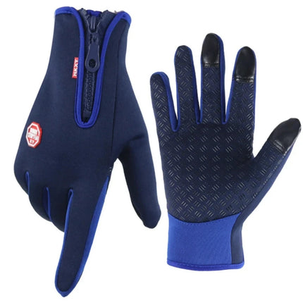 Gants de randonnée légères imperméables bleu