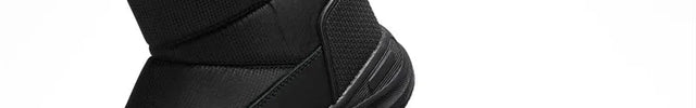 Bottes de neige avec intérieur en coton pelucheux pour homme 