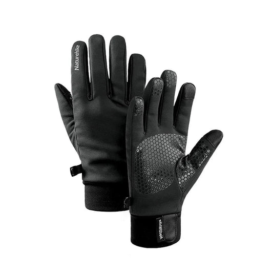 Gants de randonnée imperméables pour hommes et femmes noir