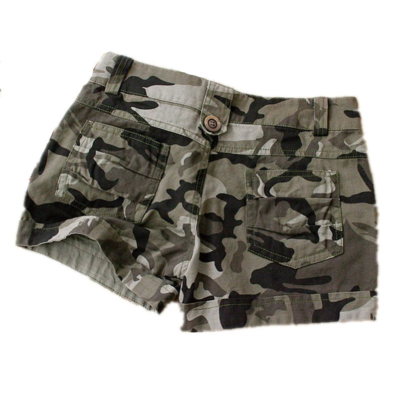 Short militaire de randonnée pour femme avec poches