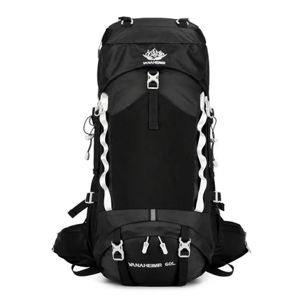 Sac à Dos de Randonnée Multifonctionnel 60L noir