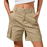 Short cargo taille haute pour femme - Vignette | Marmote