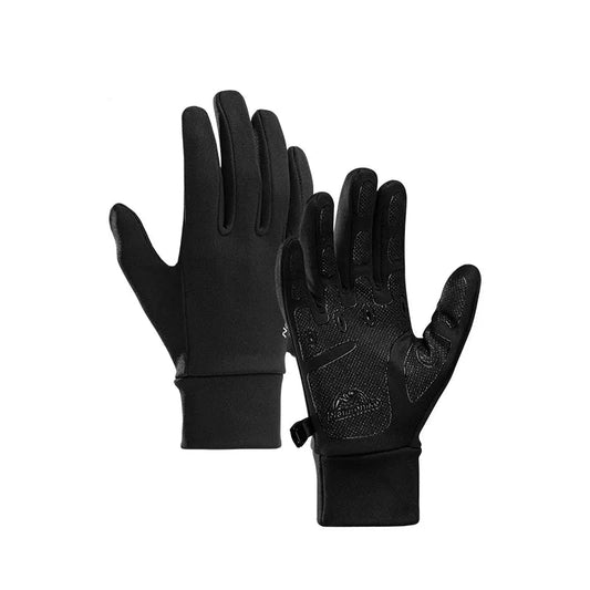 Gants randonnée antidérapants pour écran tactile noir