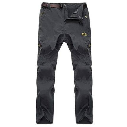 Pantalon de randonnée pour homme avec ceinture noir