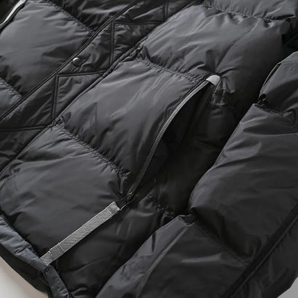Doudoune randonnée hiver pour homme poche à zip