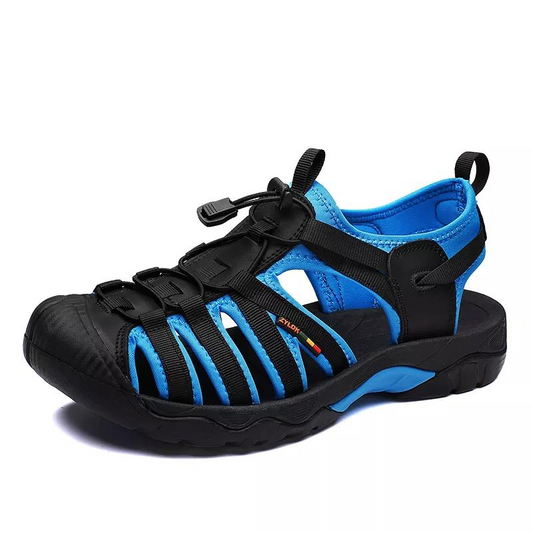 Sandales de Randonnée Homme avec Fermeture Bande Élastique bleu