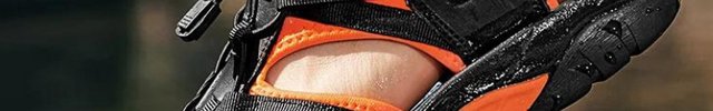 Sandales de Randonnée Homme avec Fermeture Bande Élastique étanche