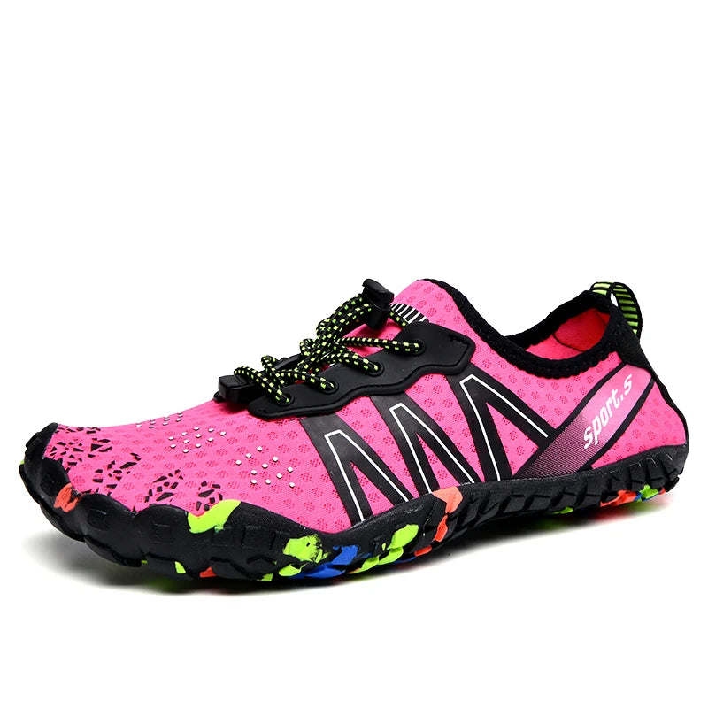 Chaussures d'eau randonnée mixtes rose