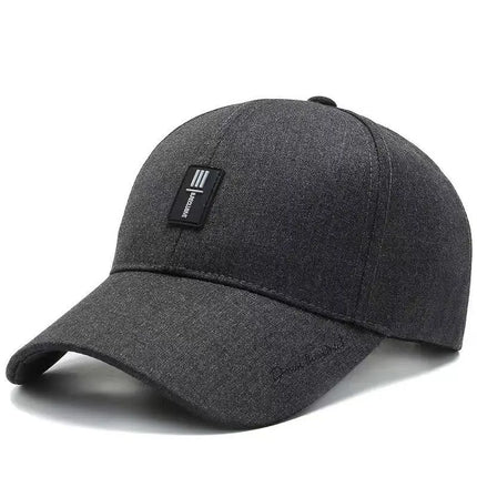 Casquettes randonnée avec étiquette brodé gris