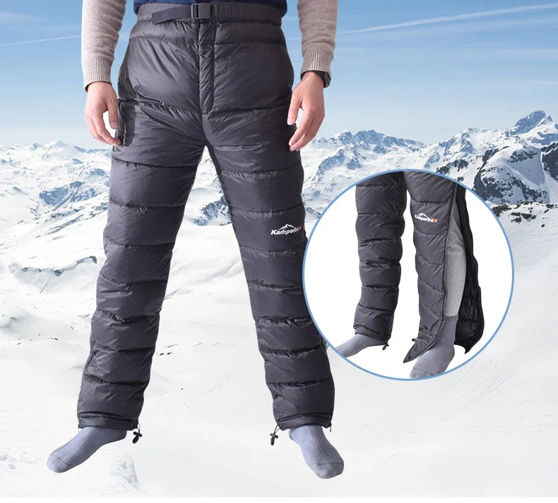 Pantalon Hiver De Randonnee En Duvet Pour Homme