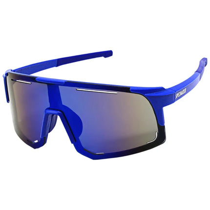 Lunettes de soleil de randonnée pour hommes et femmes bleu
