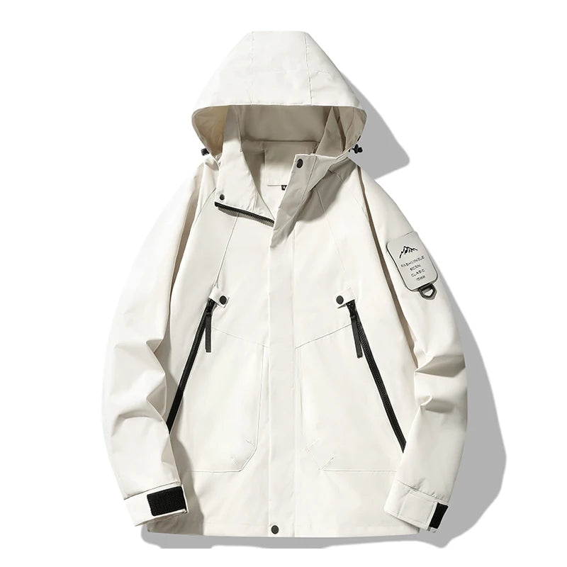 Veste randonnée et ski imperméable blanc