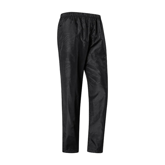 Pantalon de randonnée imperméable unisexe pour homme et femme noir