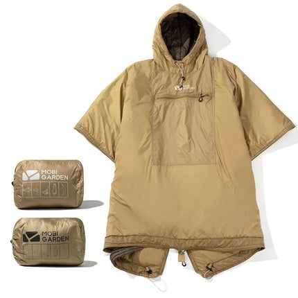 Sac de couchage randonnée en forme de cape portable