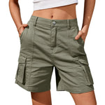 Short cargo taille haute pour femme - Vignette | Marmote