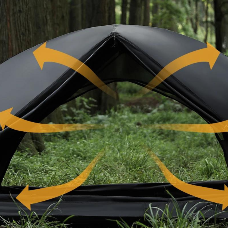 Tente de Camping Portable en Nylon Ultralégère avec grand ouverture