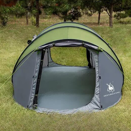 Tente de Camping à Déploiement Automatique vert