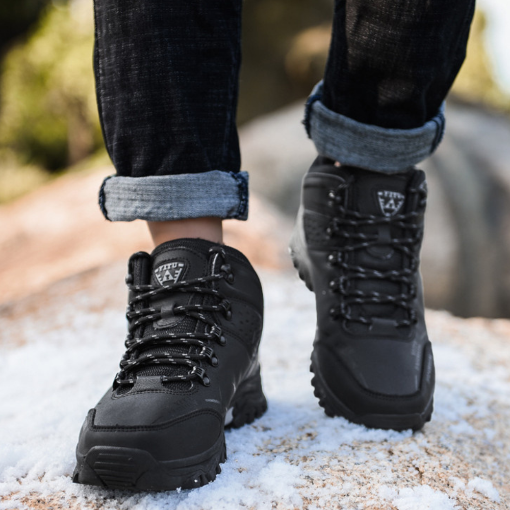 Chaussure marche cuir sales homme