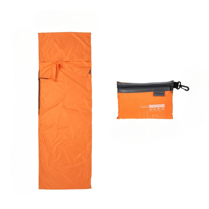 Drap Sac de Couchage Orange et Long