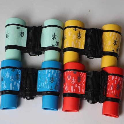 Jumelles enfants 4x30 vues de dessus en quatre coloris