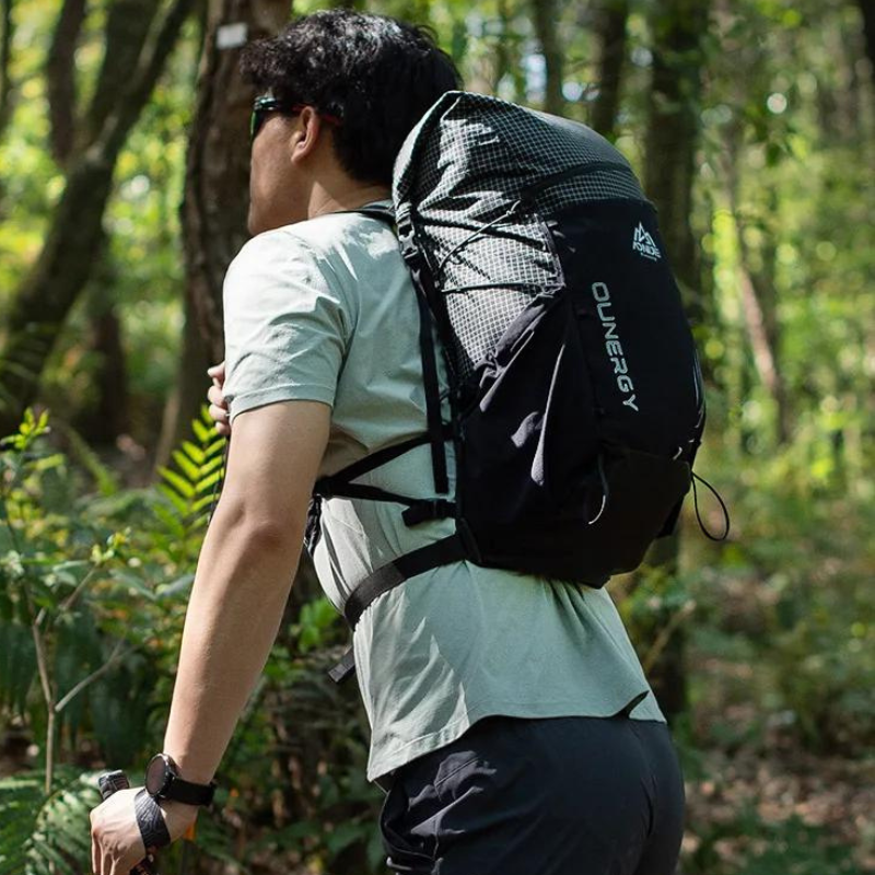 sac à dos randonnée hommes 30l noir porté