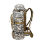 sac à dos randonnée homme 80l camouflage vue de profil