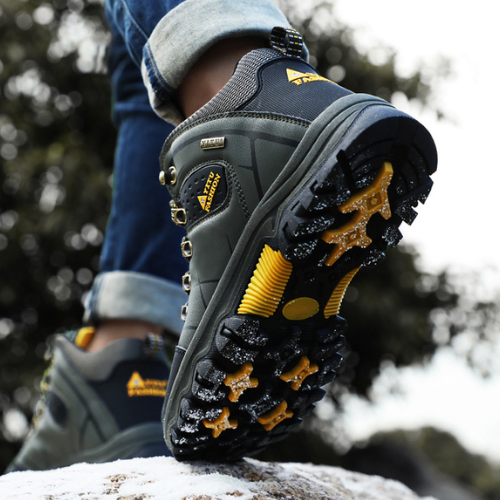 Bottes de Randonn e en cuir pour Homme