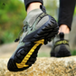 Chaussure de Randonnée d'Été en Maille vert porté