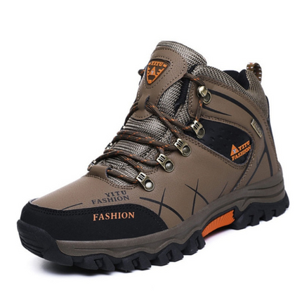 Bottes de Randonnée en cuir pour Homme marron