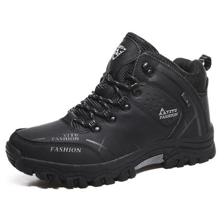 Bottes de Randonnée en cuir pour Homme noir