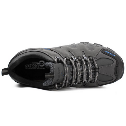 chaussure de randonnée homme gris vue de face