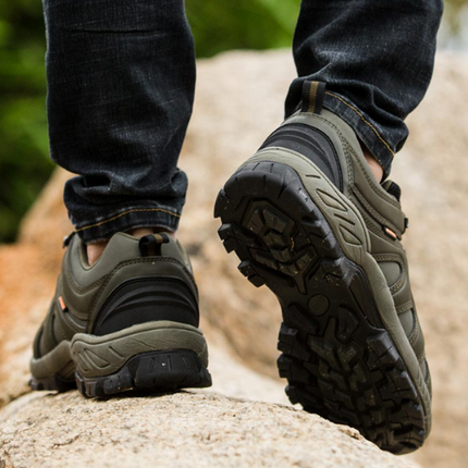 chaussure de randonnée basse homme vert