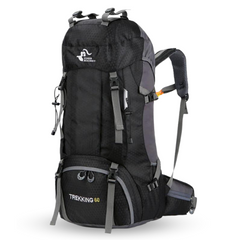 sac à dos randonnée  60l noir