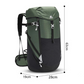 Sac à Dos 50L Imperméable et Résistant - Trekking Randonnée - WELKANI50™